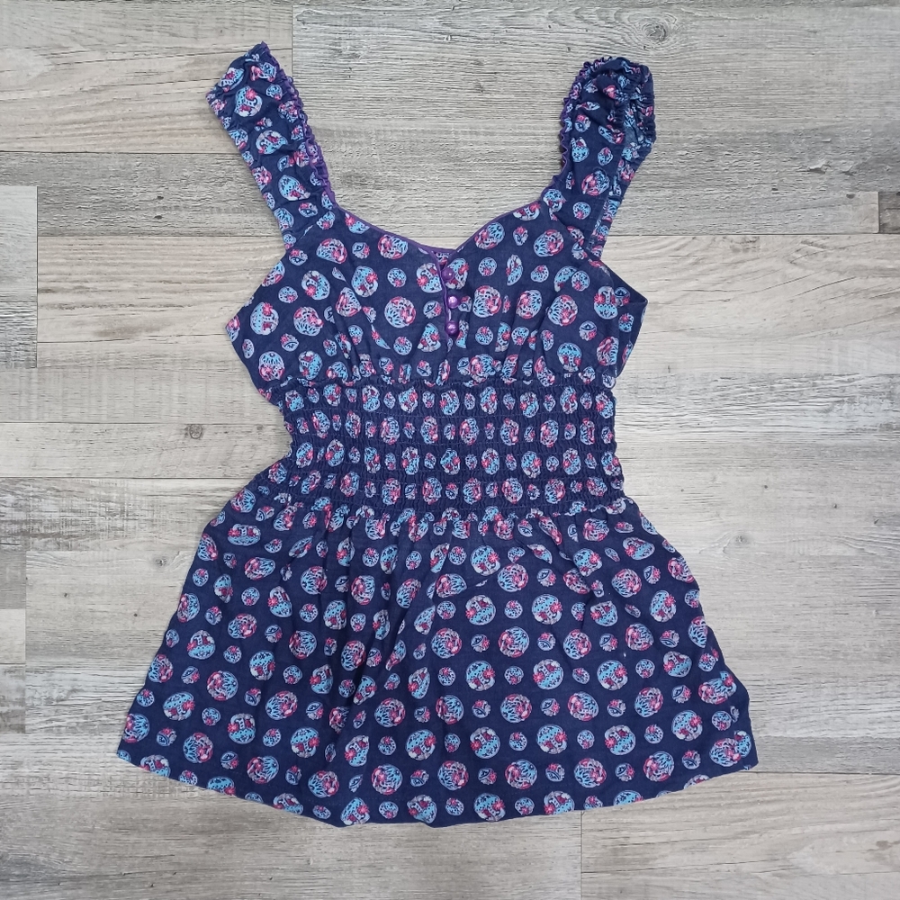 Free People Blue Tank Top Size 8